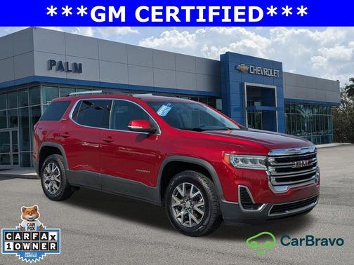 Volcanic Red 2023 GMC Acadia SLE