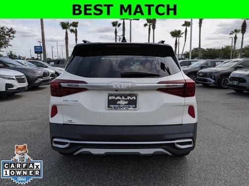 Clear White 2023 Kia Seltos S