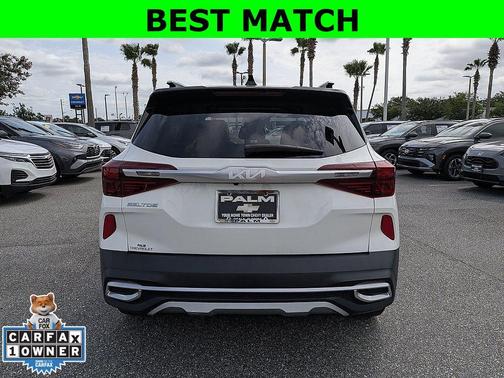 Clear White 2023 Kia Seltos S