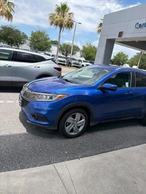 Aegean Blue Metallic 2019 Honda HR-V EX