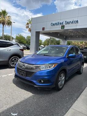 Aegean Blue Metallic 2019 Honda HR-V EX
