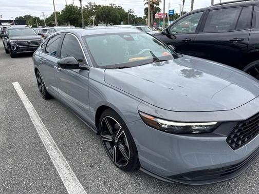 Urban Gray Pearl 2023 Honda Accord Hybrid Sport