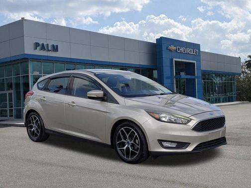 White Gold Metallic 2017 Ford Focus SEL