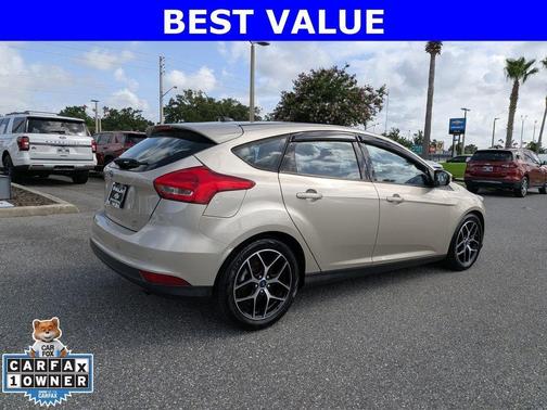 White Gold Metallic 2017 Ford Focus SEL
