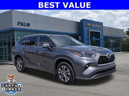 Magnetic Gray Metallic 2023 Toyota Highlander XLE