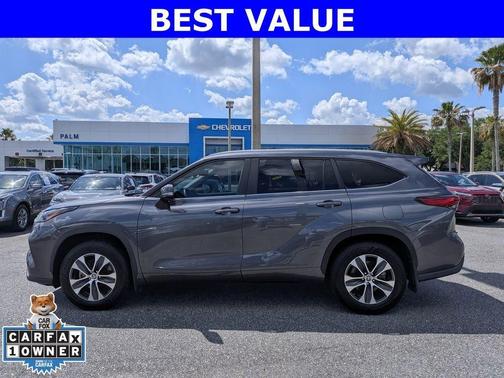 Magnetic Gray Metallic 2023 Toyota Highlander XLE
