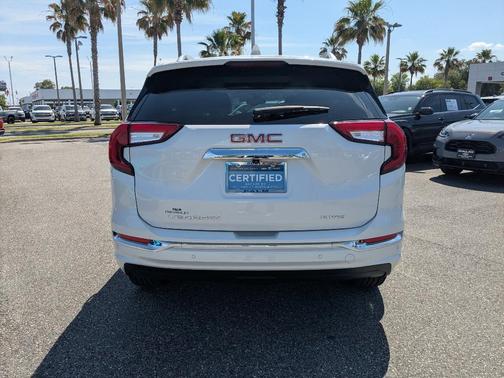 White Frost Tri-Coat 2022 GMC Terrain Denali