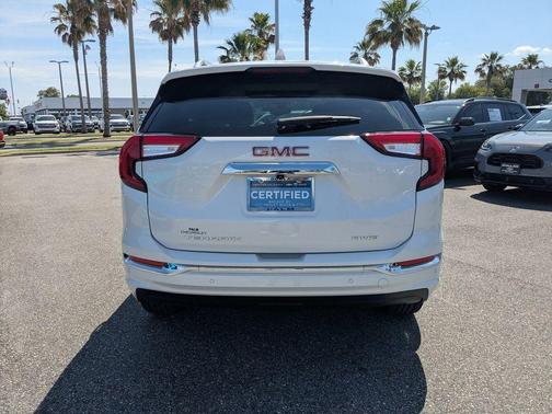 White Frost Tri-Coat 2022 GMC Terrain Denali