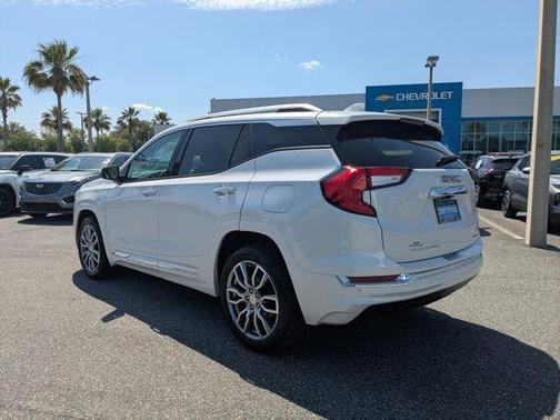 White Frost Tri-Coat 2022 GMC Terrain Denali