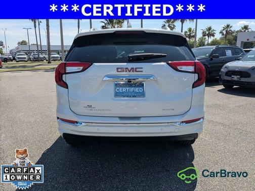 White Frost Tri-Coat 2022 GMC Terrain Denali