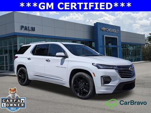 Summit White 2023 Chevrolet Traverse Premier