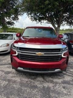 Cherry Red 2022 Chevrolet Suburban LT