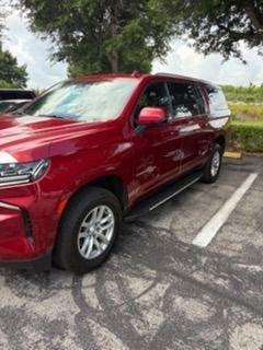 Cherry Red 2022 Chevrolet Suburban LT