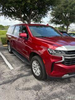 Cherry Red Tintcoat 2022 Chevrolet Suburban LT