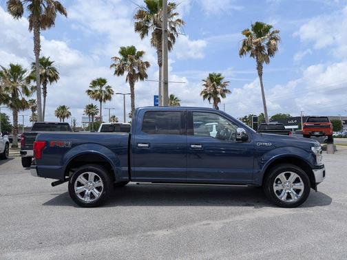 Blue 2019 Ford F-150 Lariat