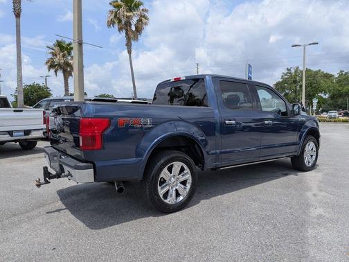 Blue 2019 Ford F-150 Lariat
