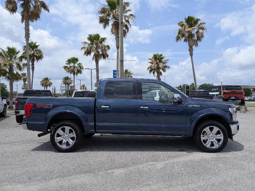 Blue 2019 Ford F-150 Lariat