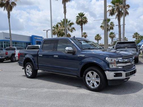Blue 2019 Ford F-150 Lariat