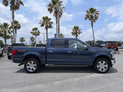 Blue 2019 Ford F-150 Lariat