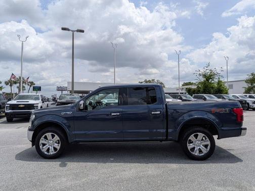 Blue 2019 Ford F-150 Lariat