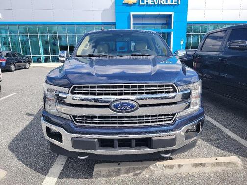 Blue 2019 Ford F-150 Lariat