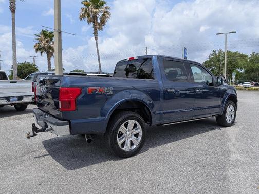 Blue 2019 Ford F-150 Lariat