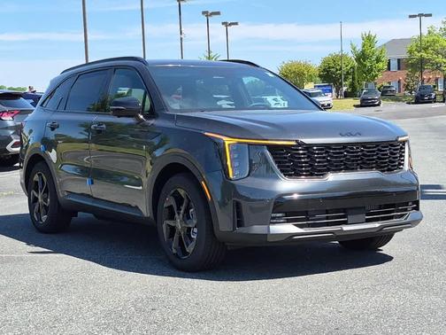 Gray 2026 Kia Sorento Hybrid X-LINE SX PRESTIGE