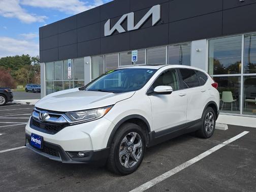 Platinum White Pearl 2019 Honda CR-V EX-L
