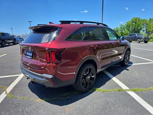 Red 2025 Kia Sorento SX