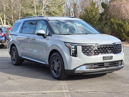 Ceramic Silver 2026 Kia Carnival Hybrid SX