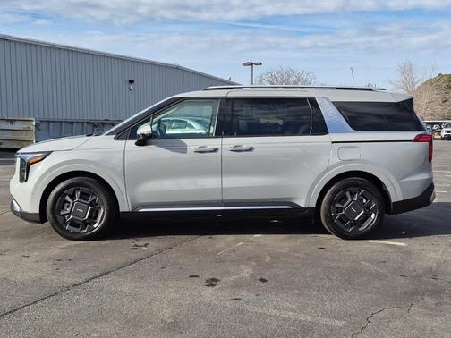 Ceramic Silver 2026 Kia Carnival Hybrid SX