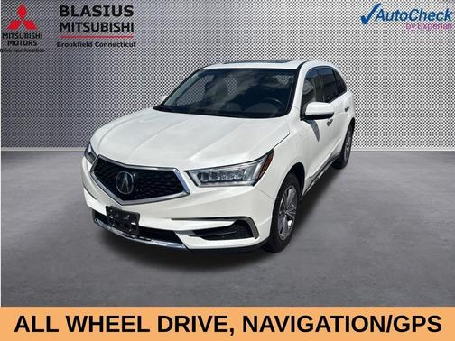 White 2020 Acura MDX 3.5L