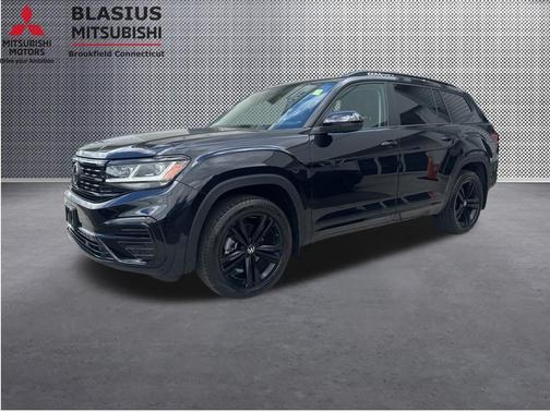 Deep Black Pearl Effect 2023 Volkswagen Atlas 3.6 V6 SEL R-Line Black