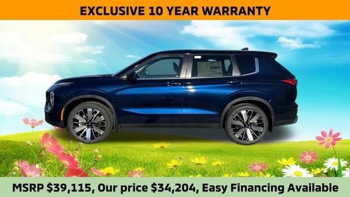 Cosmic Blue 2026 Mitsubishi Outlander SE