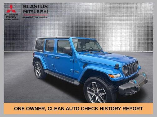 Hydro Blue Pearl 2024 Jeep Wrangler 4xe Sport