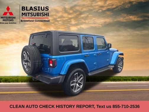 Hydro Blue Pearl 2024 Jeep Wrangler 4xe Sport