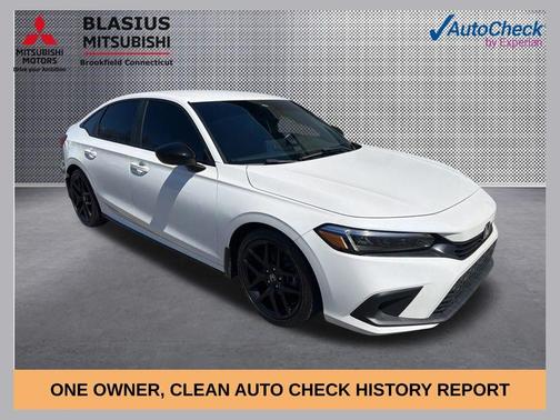 White 2023 Honda Civic Sport