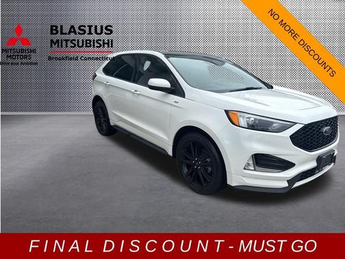 White Metallic 2021 Ford Edge ST Line