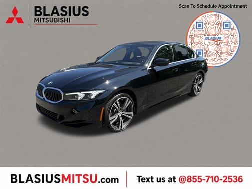 Jet Black 2024 BMW 330 i xDrive