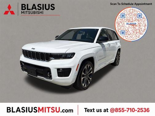 Bright White Clearcoat 2023 Jeep Grand Cherokee Overland