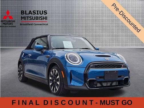 Island Blue Metallic 2023 MINI Convertible Cooper S