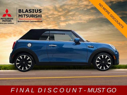 Island Blue Metallic 2023 MINI Convertible Cooper S