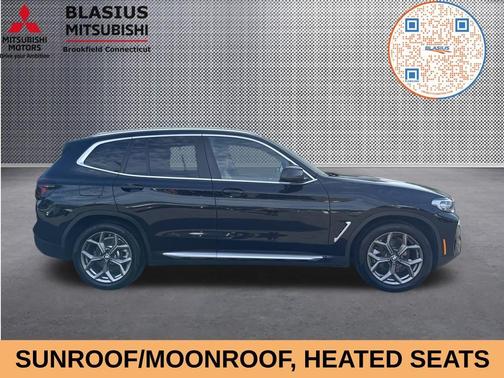 Black Sapphire Metallic 2022 BMW X3 xDrive30i