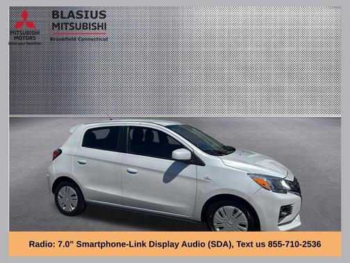White Diamond 2023 Mitsubishi Mirage ES
