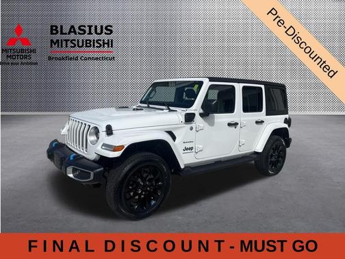 Bright White Clearcoat 2023 Jeep Wrangler 4xe Sahara