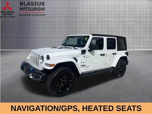 Bright White Clearcoat 2023 Jeep Wrangler 4xe Sahara