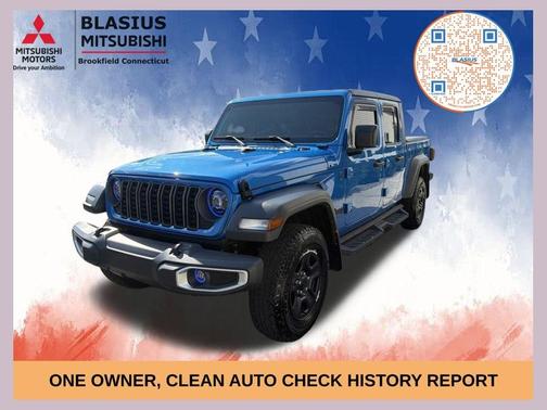 Hydro Blue Pearlcoat 2024 Jeep Gladiator Sport