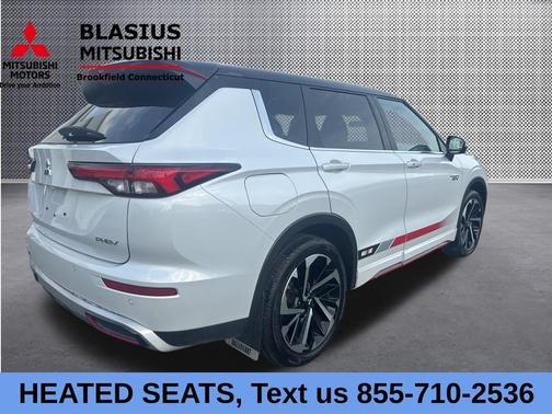White Diamond / Black 2023 Mitsubishi Outlander PHEV SE