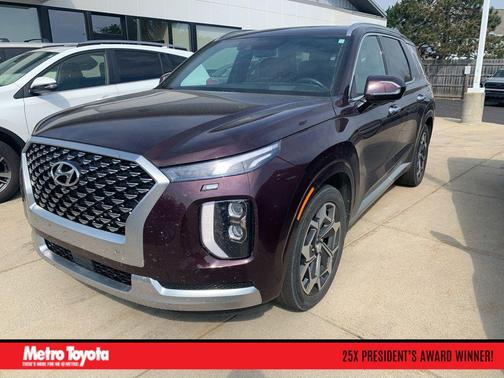 Sierra Burgundy 2021 Hyundai PALISADE Calligraphy