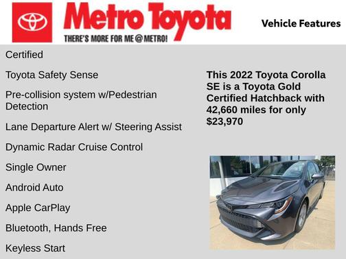2022 Toyota Corolla SE